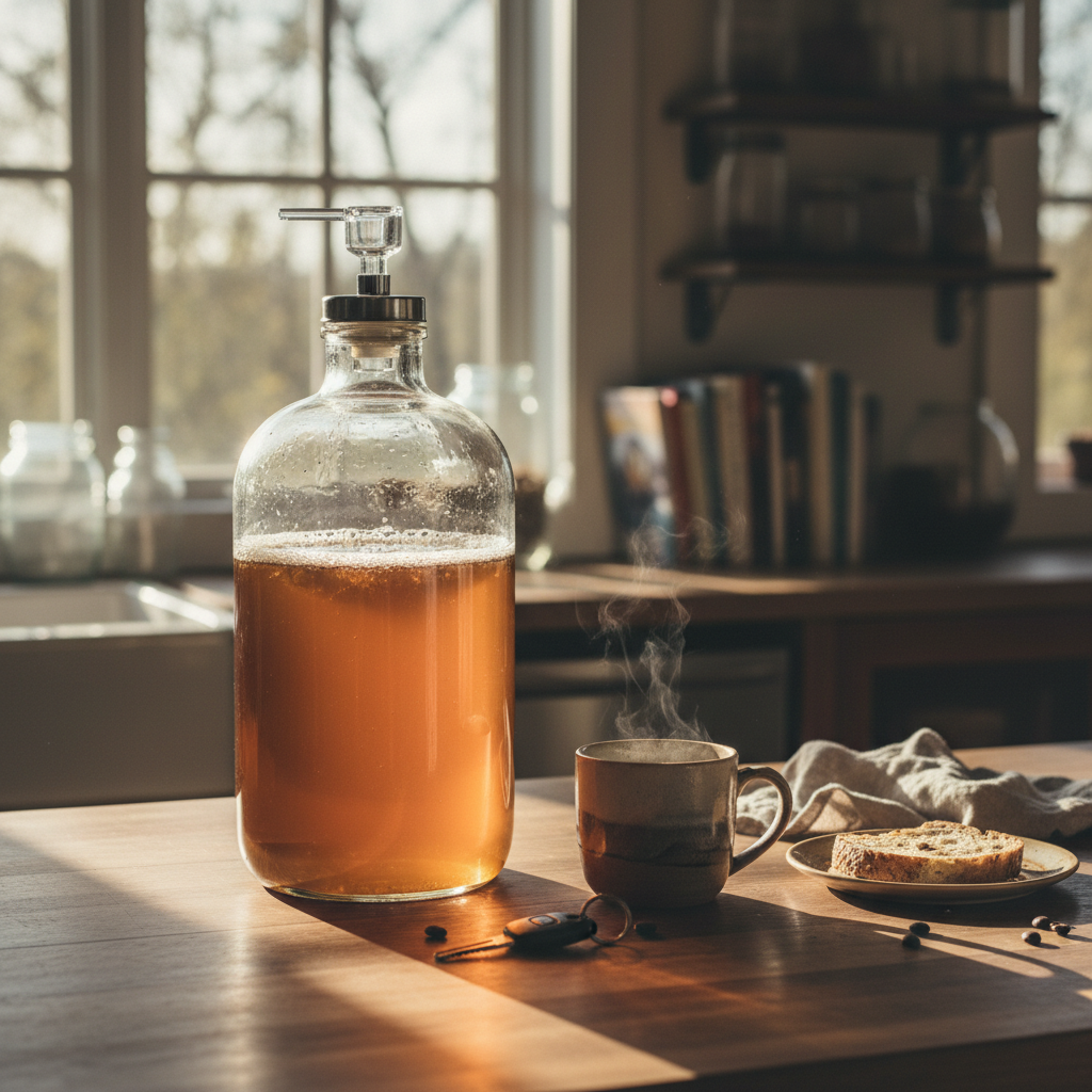 Phone notification reminding a brewer to check gravity