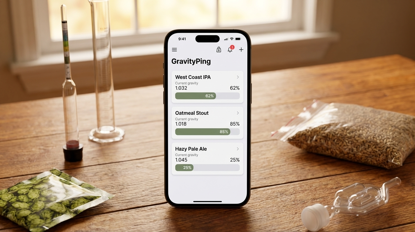 GravityPing dashboard with batches tracking - works out of the box