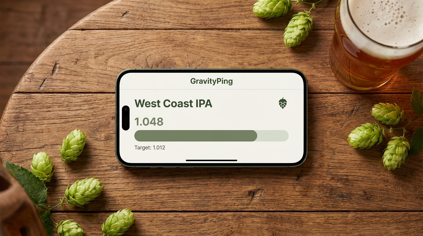 GravityPing's clean interface - track your batch in under 2 minutes