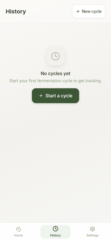Gravity readings over time